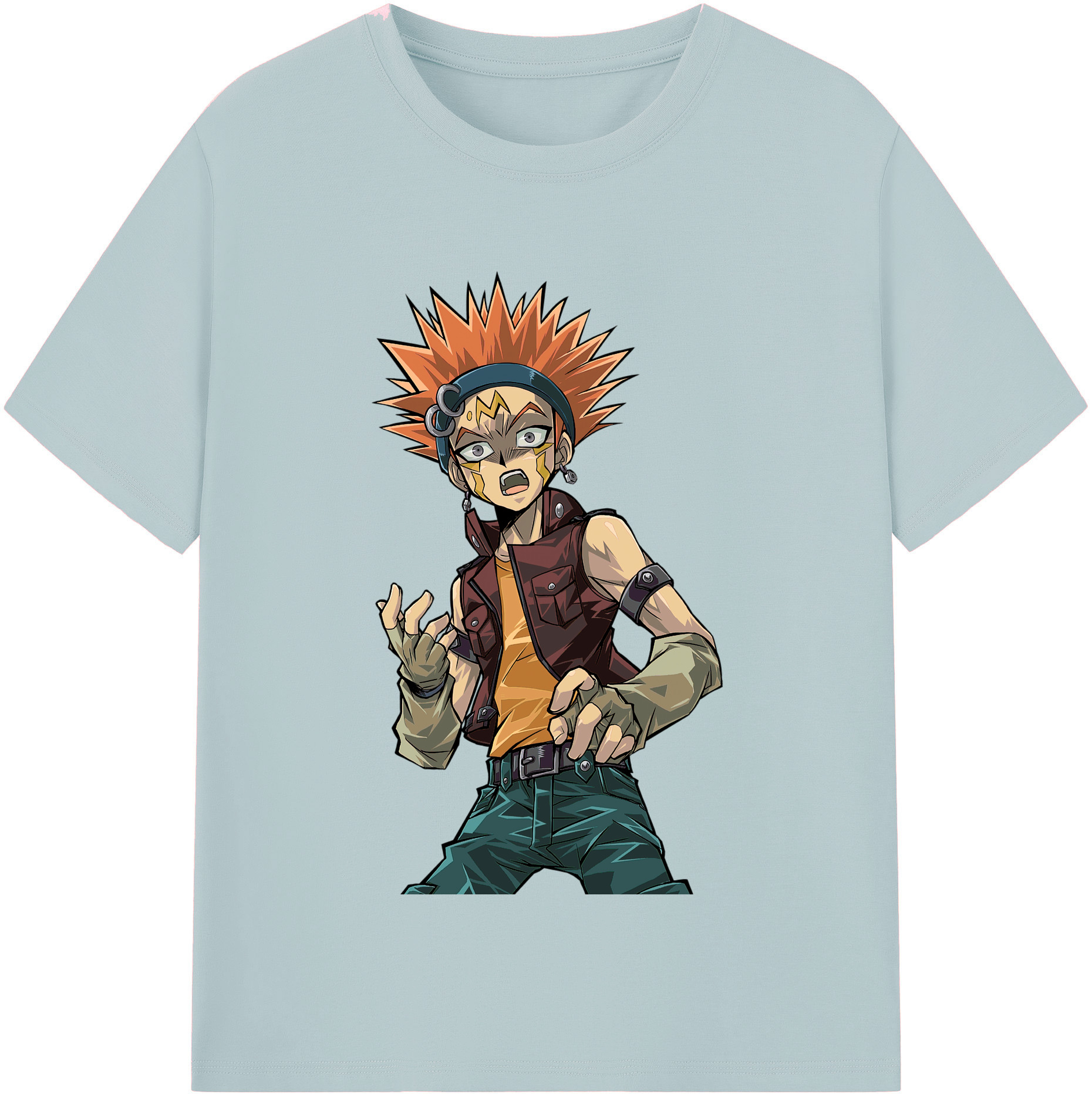 （画像用） 遊☆戯☆王 Yu-Gi-Oh! 綿100％半袖Tシャツ（フロントプリント）